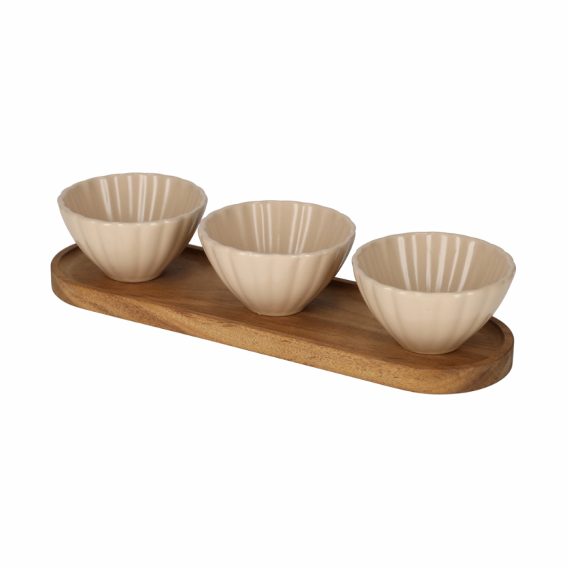 Serveerset Met Schelp Schaaltjes